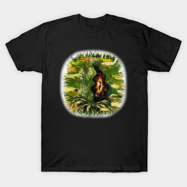 Watcher - hatching moster, new life, meaning of life T-Shirt by LuArt Gallery